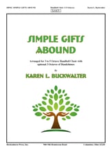 Simple Gifts Abound Handbell sheet music cover